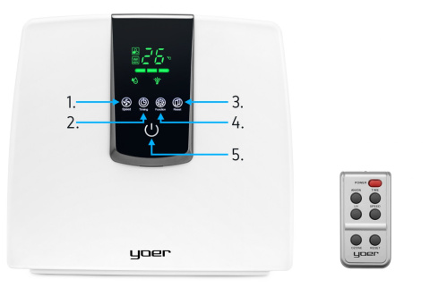 Air purifier YOER Pure Spot AP02W Air purifier YOER Pure Spot AP02W