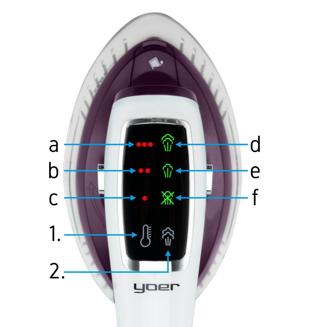 Handheld garment steamer YOER X-Smooth HGS01WP Handheld garment steamer YOER X-Smooth HGS01WP