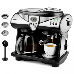 Combi coffee machine YOER Doppio CCM01BK 2in1