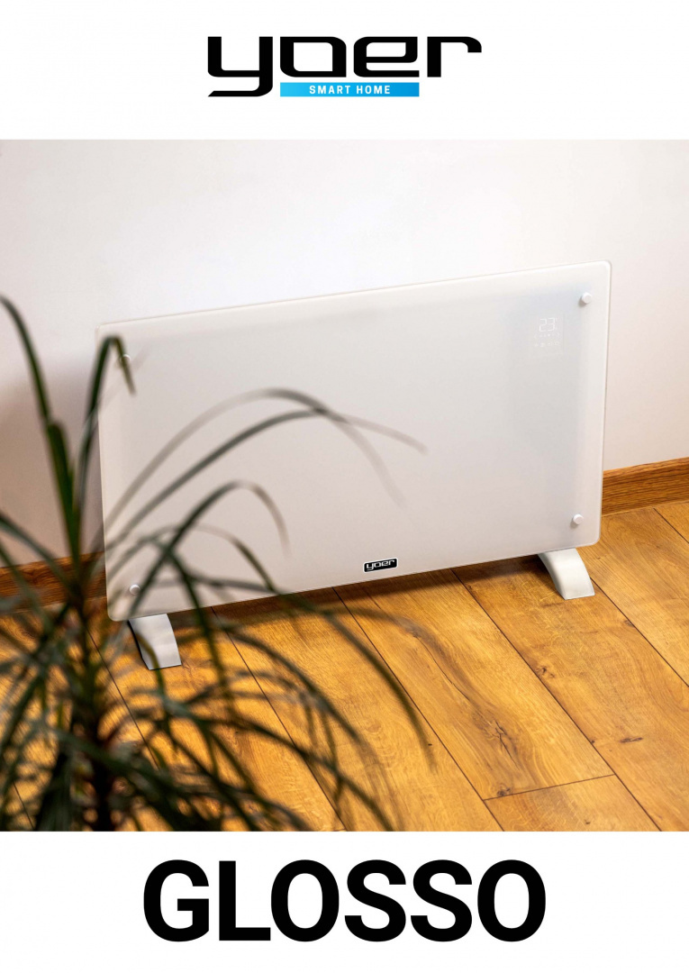 Electric convector heater YOER Glosso CH03W