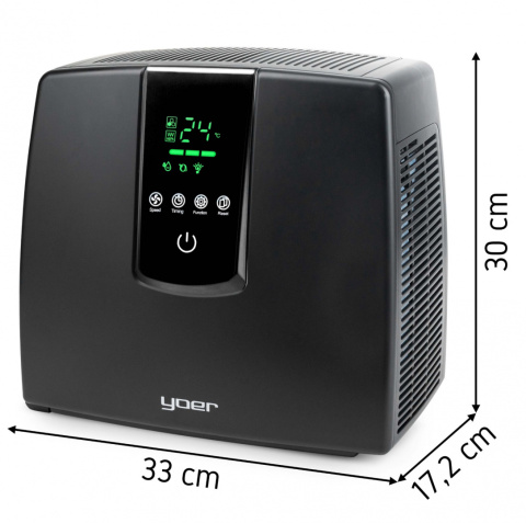 Air Purifier YOER Pure Spot AP02BK Air Purifier YOER Pure Spot AP02BK
