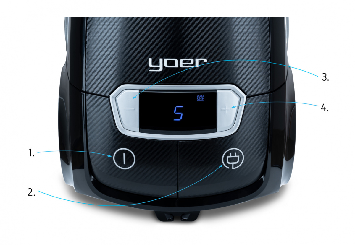 Yoer Silent Intense VC01BK Bag vacuum cleaner