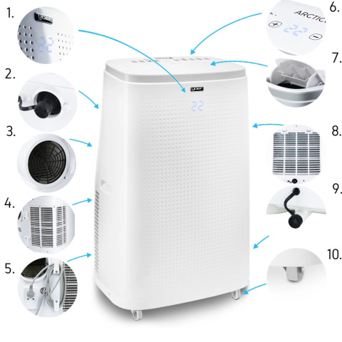 Portable Air Conditioner YOER Artico PAC01W Portable Air Conditioner YOER Artico PAC01W