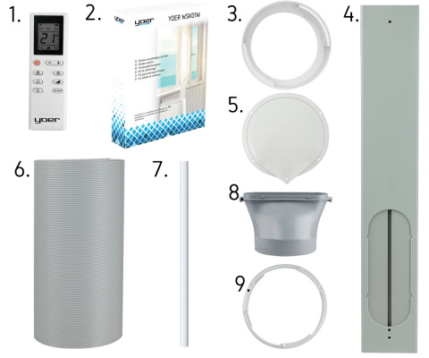 Portable Air Conditioner YOER Artico PAC01W Portable Air Conditioner YOER Artico PAC01W