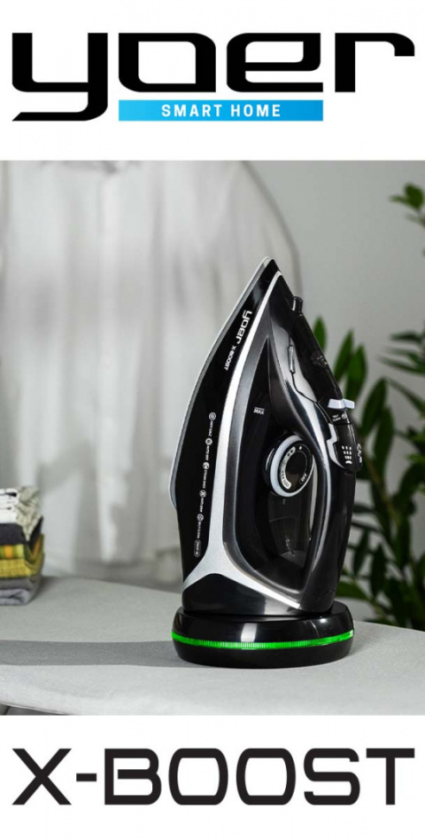 Steam iron YOER X-Boost SI01BK Steam iron YOER X-Boost SI01BK