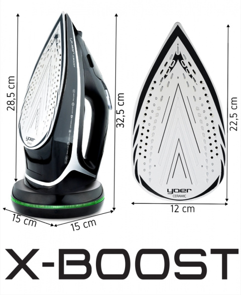Steam iron YOER X-Boost SI01BK Steam iron YOER X-Boost SI01BK