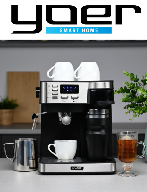 3in1 Combi coffee maker YOER Dualio CCM03BK 3in1 Combi coffee maker YOER Dualio CCM03BK