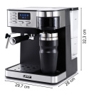 3in1 Combi coffee maker YOER Dualio CCM03BK