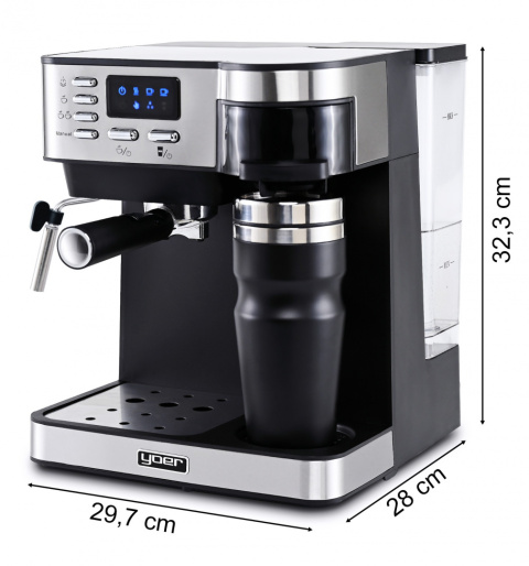 3in1 Combi coffee maker YOER Dualio CCM03BK 3in1 Combi coffee maker YOER Dualio CCM03BK