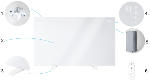 Infrared heater YOER Slimo IRH01W Infrared heater YOER Slimo IRH01W