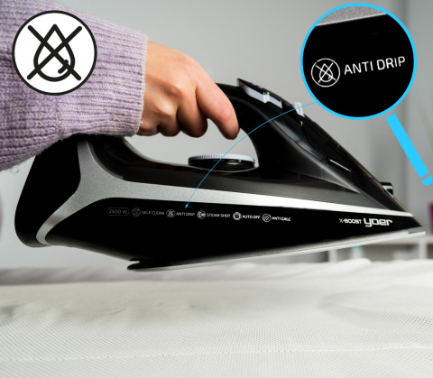 Steam iron YOER X-Boost SI01BK Steam iron YOER X-Boost SI01BK