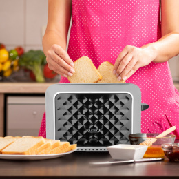 Toaster with warming rack Yoer Diamond T01BK
