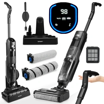 VCW01G ZESTAW Pionowy odkurzacz myjący Yoer AquaVac + Filtr HEPA 12