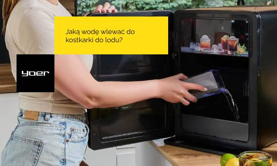 Kostkarka do lodu - jakiej wody używać do robienia kostek lodu?