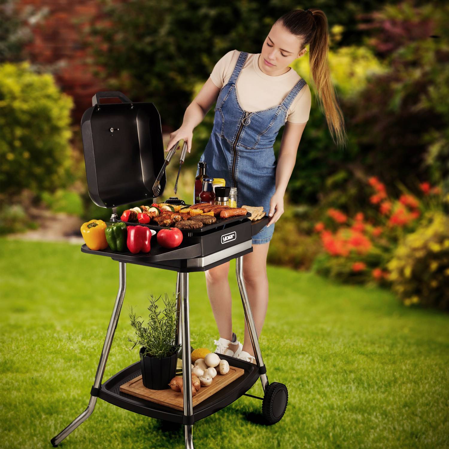grill elektryczny do ogrodu i na balkon
<p style=