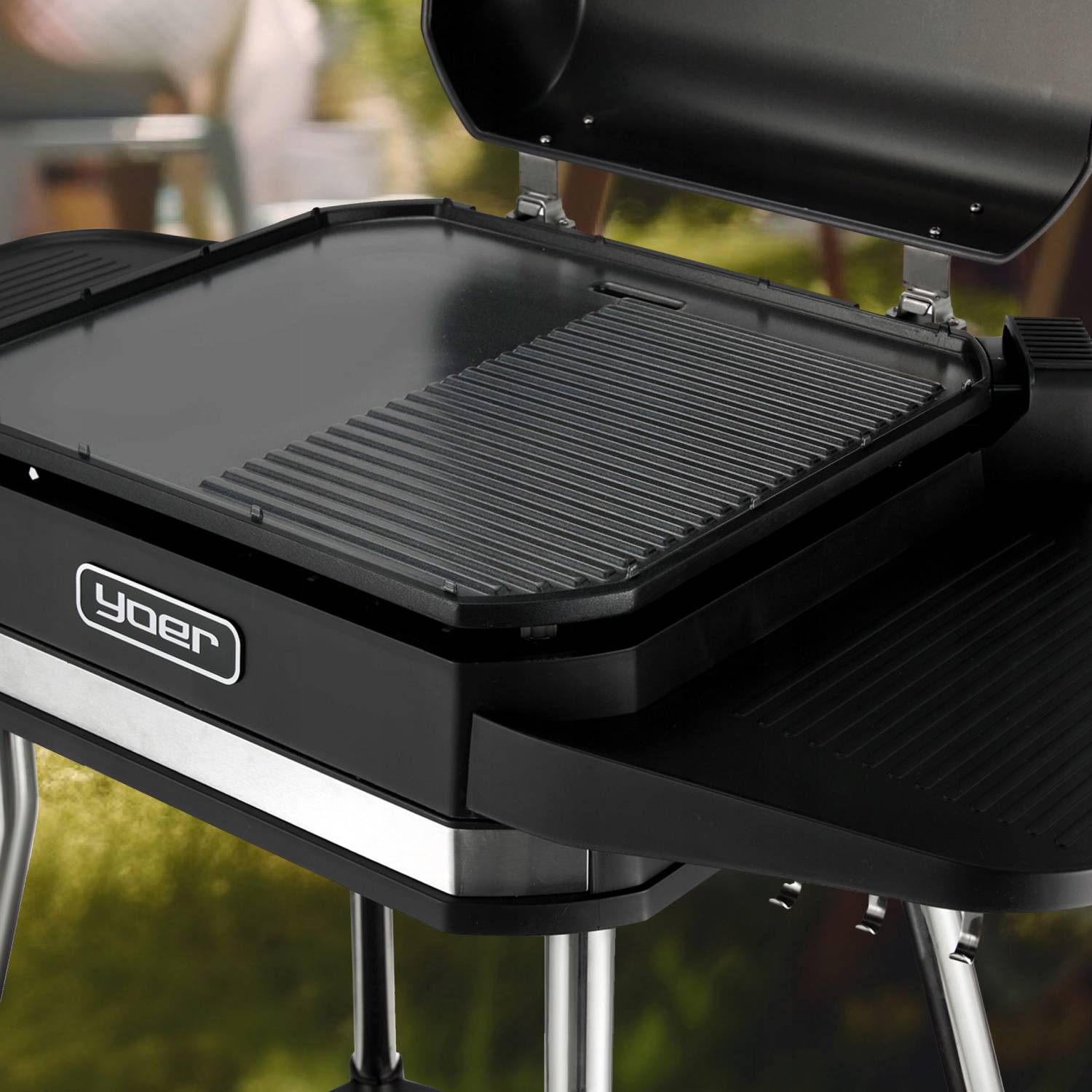 grill elektryczny z płytą nieprzywierającą
<p style=