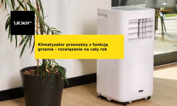 Klimatyzator przenośny z funkcją grzania – praktyczne rozwiązanie na cały rok