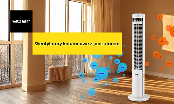 Wentylator kolumnowy z jonizatorem — jak działa? Dlaczego warto?