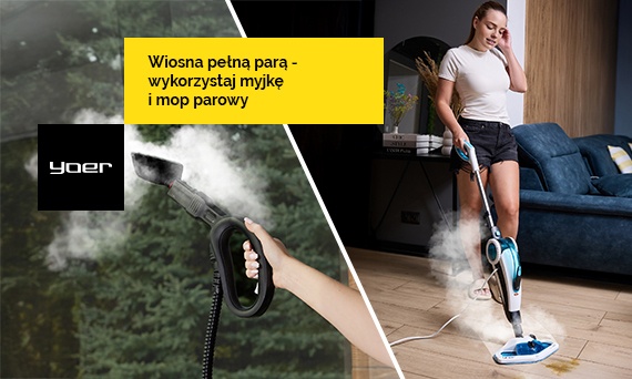 Wiosna pełną parą — wykorzystaj myjkę i mop parowy podczas wiosennych porządków